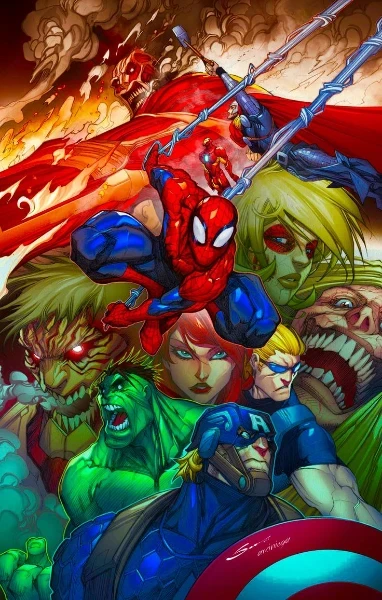 A crossover between Attack on Titan and the Marvel universe A crossover between Attack on Titan and the Marvel universe